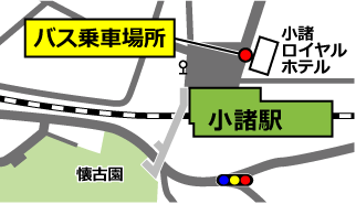小諸駅の地図