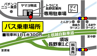 須坂長野東ICの地図